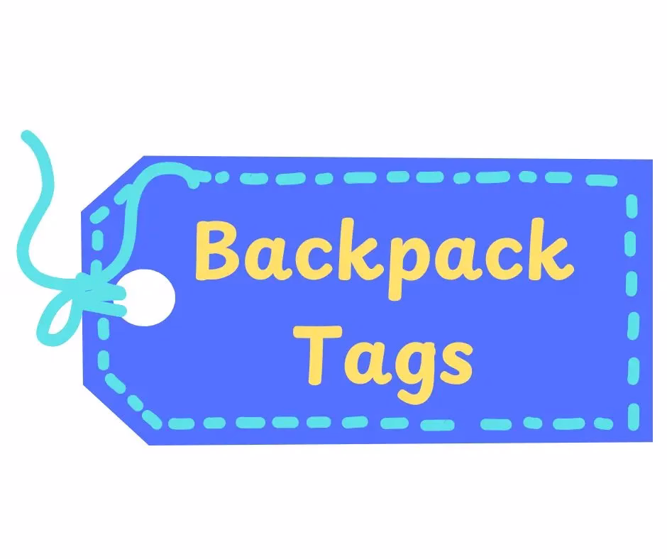 Backpack Tags